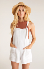 GAUZE ROMPER-WHITE