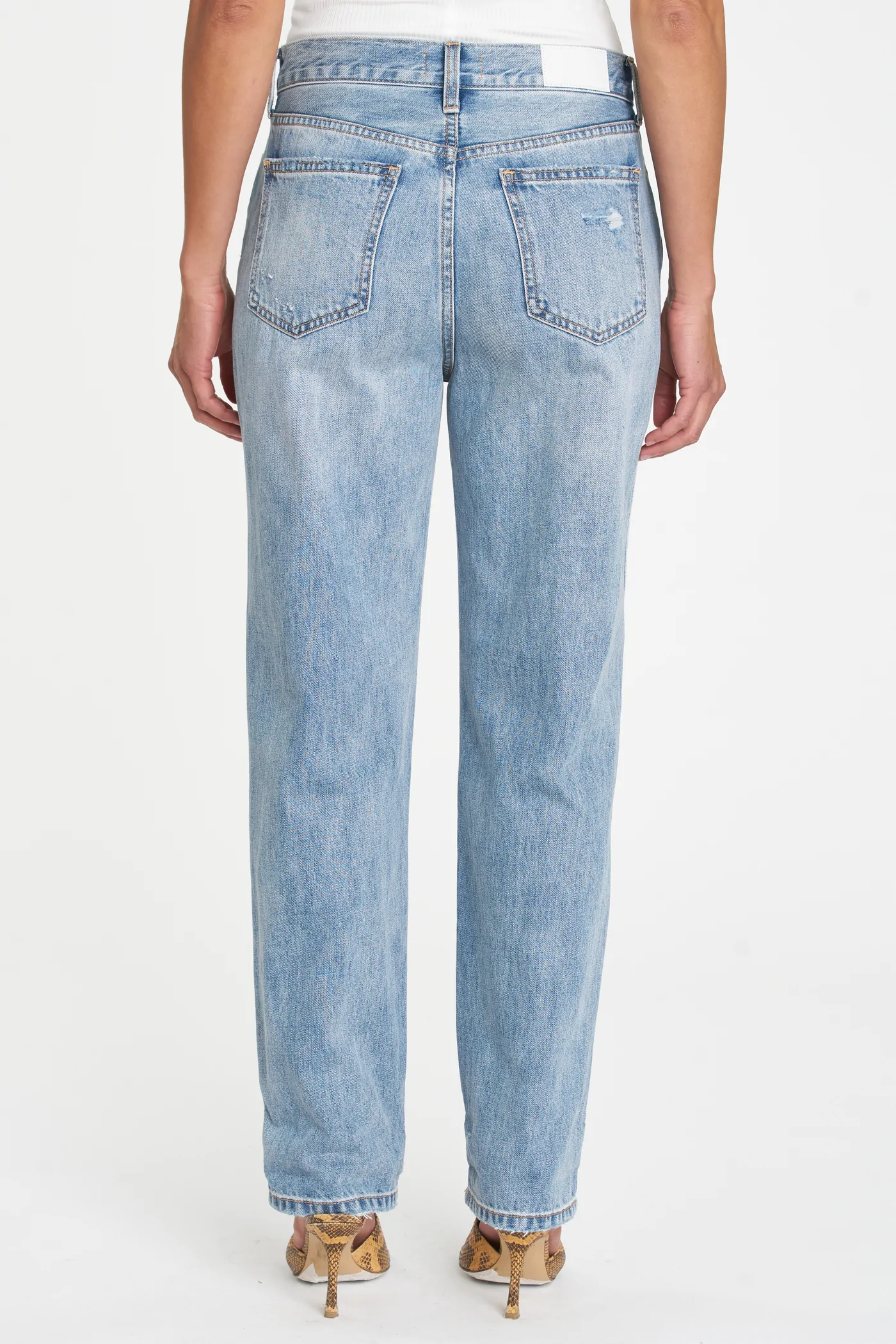 JEN MID RISE BOYFRIEND - BALLARD DISTRESSED