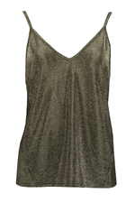 METALLIC CAMI-GOLD