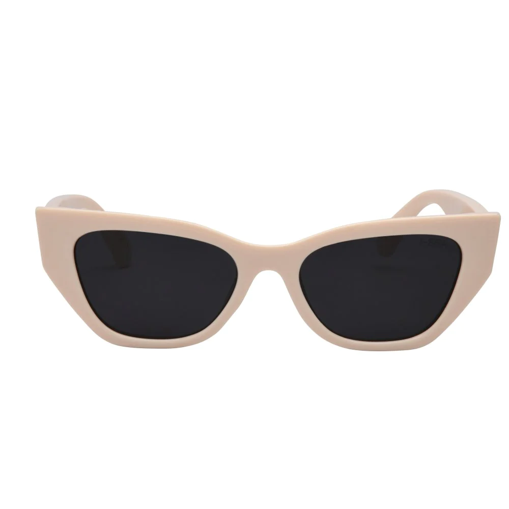 SUNGLASSES-FIONA CRÈME / SMOKE POLARIZED