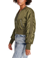 EVA BOMBER JACKET-OLIVE NIGHT