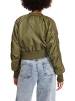 EVA BOMBER JACKET-OLIVE NIGHT