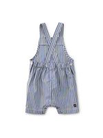 STRIPED CROSSBACK BABY OVERALL