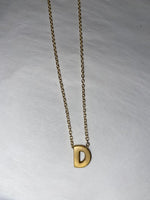 BLOCK INITIAL NECKLACE