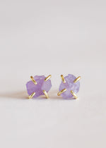 JEMSTONE PRONG EARRINGS (click for more colors)