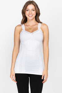 SEAMLESS LACE TANK